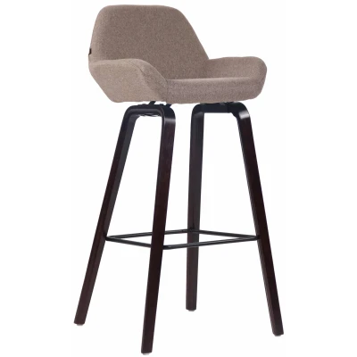 Afbeelding van Barkruk Moss Stof WALE, Taupe