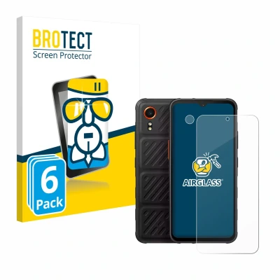 Afbeelding van BROTECT Screenprotector voor Samsung Galaxy XCover 7 Enterprise Edition (Voor+Camera) Folie Beschermfolie Beschermglas transparant (6 Stuks)