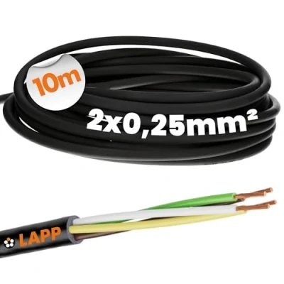 Afbeelding van 10 meter Lapp 1030217 UNITRONIC LiYY 2x0,25 BK