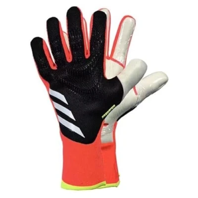 Afbeelding van HISTARSTORE5 Voetbalkeepershandschoenen, keepershandschoenen, sterke grip, antislip en ademend, voor volwassenen kinderen (zwart oranje, 7)