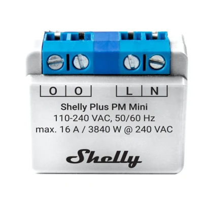 Afbeelding van Shelly Plus PM Mini Meetmodule WiFi, Bluetooth