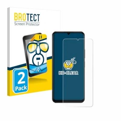 Afbeelding van BROTECT Screenprotector voor Vivo Y28 Folie Beschermfolie transparant (2 Stuks)