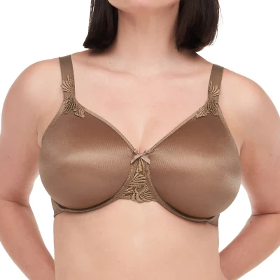 Afbeelding van Chantelle Hedona Covering Molded Beugel BH, Dames, Maat: 85G, Terracotta