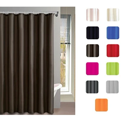Afbeelding van MSV Polyester douchegordijn 180 x 200 cm, chocoladebruin