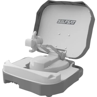Afbeelding van [Test: zeer goed*] SELFSAT Caravan Mobil Single volautomatische satellietantenne incl. iOS/Android bediening