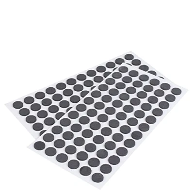 Afbeelding van LouMaxx Anti slip pads zelfklevend 144 x antislip meubelstopper zwart, rond 15 mm met extra sterke grip
