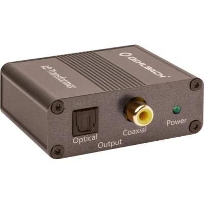 Afbeelding van OEHLBACH AD Transformer Stereo Audio Signaal Converter Analoog naar Digitale (RCA coaxiale RCA