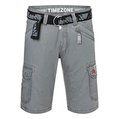 Afbeelding van Timezone Regular Rykertz shorts voor heren, helder grijs, 31W