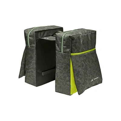 Afbeelding van VAUDE TwinZipper Khaki Fietstas Achter Greenshape