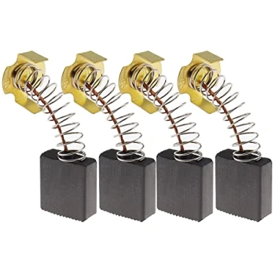 Afbeelding van ECSiNG Koolborstels 7 x 17 mm Compatibel met Rexon M2500A verstekzaag elektrisch gereedschap reserveonderdelen accessoires 2 paar