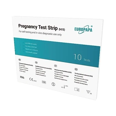 Afbeelding van EUROPAPA® Healthcare 10 stuks ultragevoelige zwangerschapstest vroegtest vroege (10 stuks)