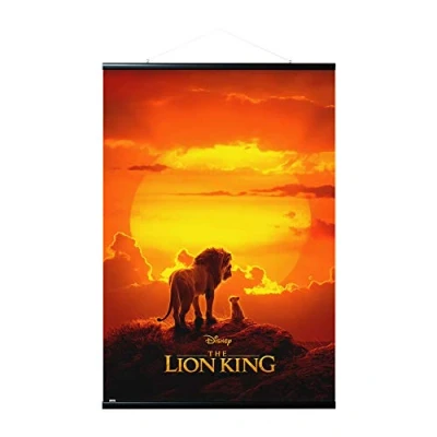 Afbeelding van Grupo Erik Magnetische wandhanger + Poster, de leeuwenkoning, hangende set