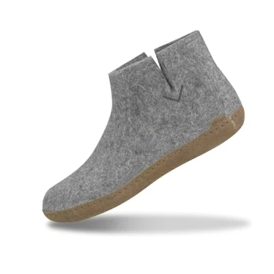 Afbeelding van Glerups Pantoffels, Maat: 37, Light grey Wol