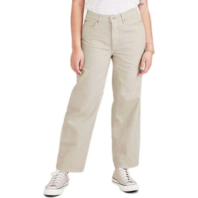 Afbeelding van Dockers High Waist Straight Cut Spijkerbroek Beige 27 Vrouw