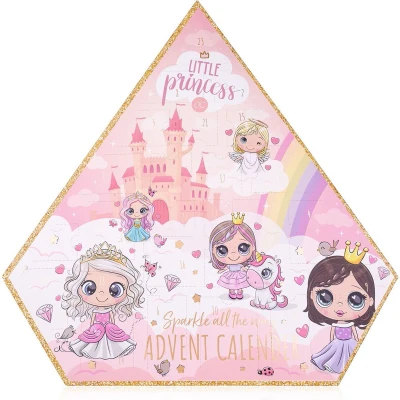 Afbeelding van XL Adventskalender Meisjes 2024 Little Princess 24 verrassingen Kinderen Cadeau meisje 3 jaar, 4 5 6 7 8 jaar Dames