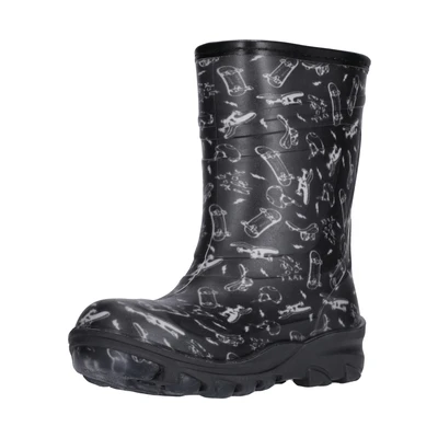 Afbeelding van Zigzag Regenlaarzen voor kinderen, Maat: 34, Black Soft synthetic
