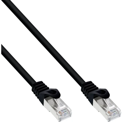 Afbeelding van InLine 4043718114511 netwerkkabel Zwart 25 m Cat5e SF/UTP (S FTP)