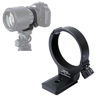 Afbeelding van iShoot Verbeterde Lens Collar Statief Mount Ring voor Nikon RT 1 Nikkor AF S 300mm F/4E PF ED VR &amp; 70 200mm F/4G VR, onderste snelsluiting plaat functie compatibel met Arca Swiss 39 mm Fit