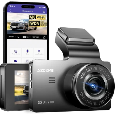 Afbeelding van AZDome Dashcam M63 Lite True 4K Wifi Auto Video Recorder Zwart
