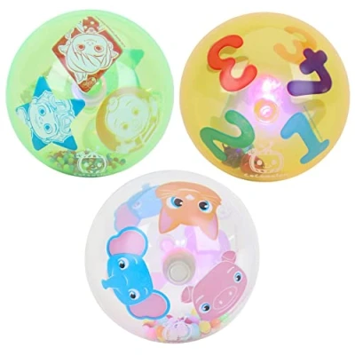 Afbeelding van Toyland® Cocomelon 8 cm Light Up &amp; Shake Balls Fun Coco Melon Baby Toys Peuter sensorisch speelgoed Geschikt vanaf de geboorte