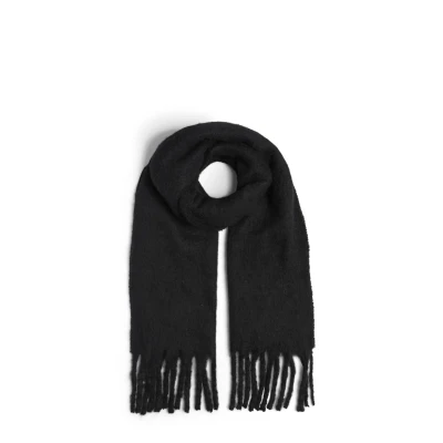 Afbeelding van Pieces Pcnikita LONG Sjaal, Dames, Maat: One Size, Black