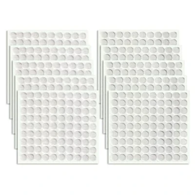 Afbeelding van CZ Store Zelfklevende Klittenband Sticker 900 St.✮LEVENSLANGE GARANTIE✮10mm Dubbelzijdige Haak &amp; Lus Stickers, Duurzame Nylon Polyester Rondjes, Montagetoebehoren, Kunst Handwerk Toebehoren