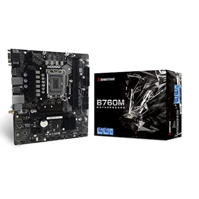Afbeelding van BioStar B760MX2 E D4 Moederbord Socket Intel 1700 Vormfactor Micro ATX chipset Intel® B760