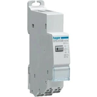 Afbeelding van Hager impulsrelais elektronisch 16 a 1 maak 230 v ac qc eps410b