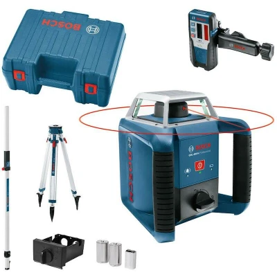 Afbeelding van Bosch Blauw GRL 400 H Set Rotatielaser + Bouwstatief BT 170 meetlat GR240 061599403U