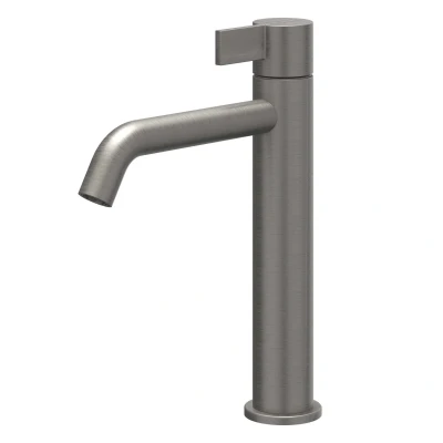 Afbeelding van IVY Pact wastafelkraan M model Geborsteld Metal Black PVD