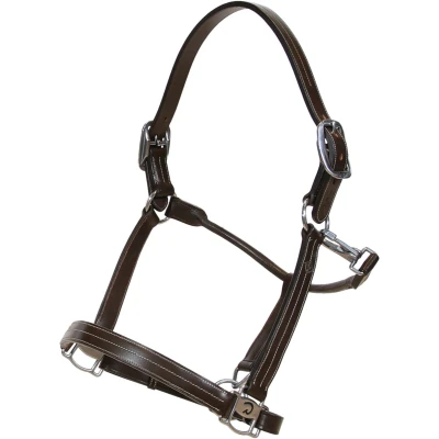 Afbeelding van Halster COB Bruin Buffelleer