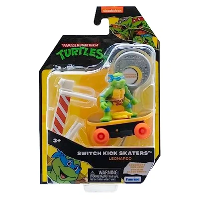 Afbeelding van TMNT SWITCH KICK SKATER LEONARDO CLASSIC, Speciaal ontworpen zodat je elke keer op alle vier de wielen kunt landen!