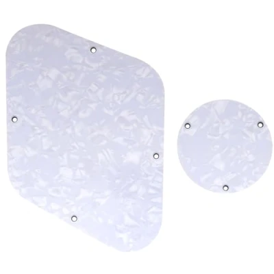 Afbeelding van Musiclily LP Back Plate en Switch Cover Set voor USA Les Paul,4 laags White Pearl