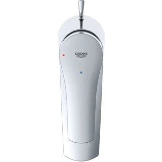 Afbeelding van Grohe eurosmart s size wastafelkraan eengreeps 3 8 met waste 149mm blad kraangatmontage chroom 23969003