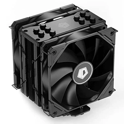 Afbeelding van ID COOLING SE 225 XT Zwarte CPU Koeler AM4 5 Heatpipes Luchtkoeler 2x120mm Push Pull PWM Ventilator Luchtkoeling voor Intel/AMD