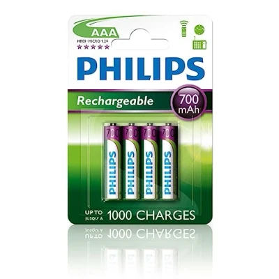 Afbeelding van Aaa Batterijen Nimh 700Mah 4 Stuks