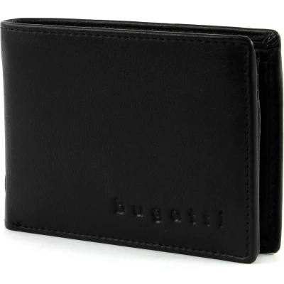 Afbeelding van bugatti City Line RFID Coin Wallet with Flap 4CC Black