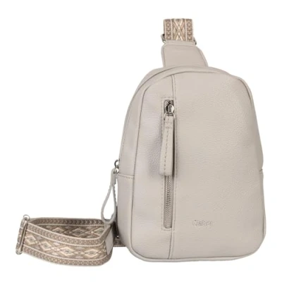 Afbeelding van Gabor Bags Silena Dames Handtas Sling Bag Rugzak Klein grijs, Small, Essentieel