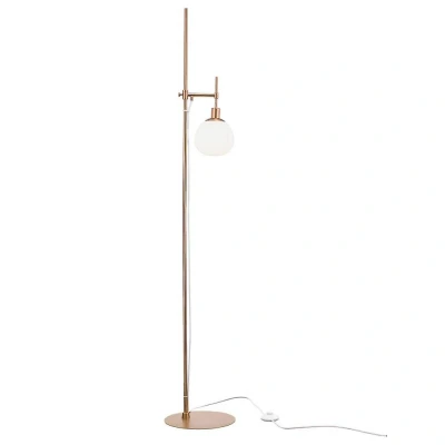 Afbeelding van Maytoni Erich vloerlamp 1 lamp messing/wit