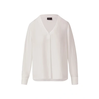 Afbeelding van s.Oliver Black Label Lockere MIT Gerafftem ÄRMELSAUM Blouse, Dames, Maat: 32, Ecru