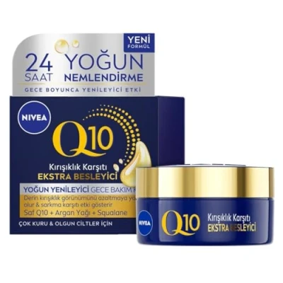 Afbeelding van Nivea Q10 Power Nachtcreme Extra Voedend, 50 ml