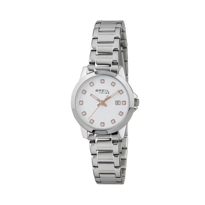 Afbeelding van Breil Elegance Horloge acciaiobianco, Dames, Maat: One Size, Acciaio bianco