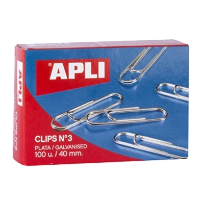 Afbeelding van APLI 11715 Gegalvaniseerde clips nº3 40 mm 100 u.