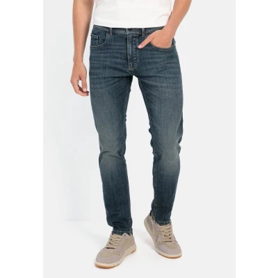 Afbeelding van camel active Slim fit jeans, Heren, Maat: 40x36, Dark greencast