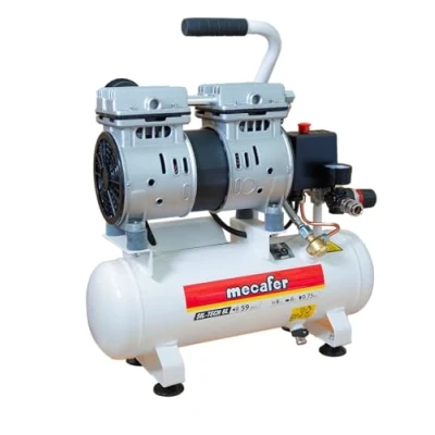 Afbeelding van MECAFER Stille compressor 425513 6L 0,5HP Grijs