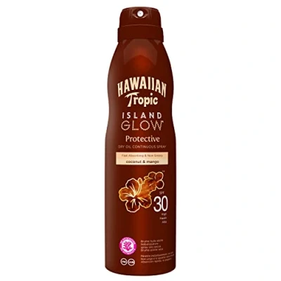 Afbeelding van Hawaiian Tropic Protective Coconut &amp; Mango Dry Oil Spray SPF30 177ml