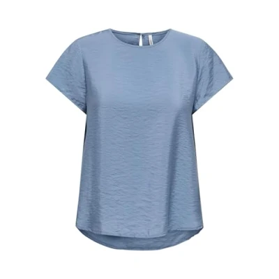 Afbeelding van ONLY Onlaya LIFE O NECK Blouse, Dames, Maat: Small, Coronet blue