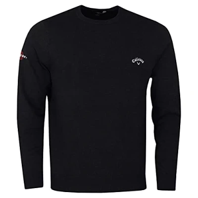 Afbeelding van Callaway Golf Heren Odyssey Signature Golfsweater Echt zwart M