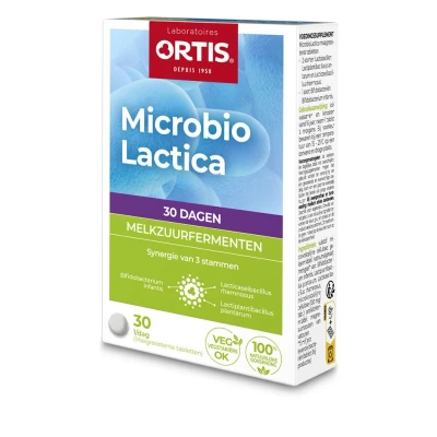 Afbeelding van Ortis Microbio lactica 30 tabletten