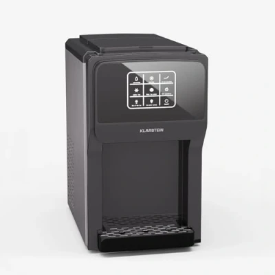 Afbeelding van Klarstein ArcticBlend 3 in 1 Ice Maker Ijsblokjesmachine 20 kg/24h 6 Liter Water dispenser Zwart
